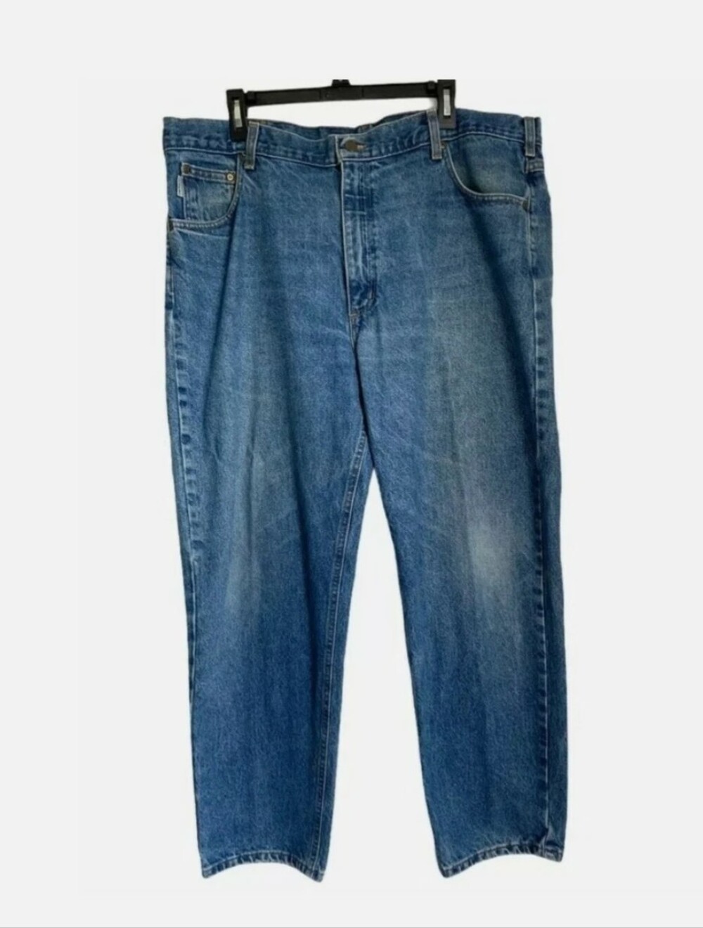 Carhartt Relaxed Fit Men’s Bootcut Jeans 42x30 Medium Wash Blue